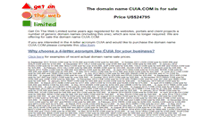 Desktop Screenshot of cuia.com